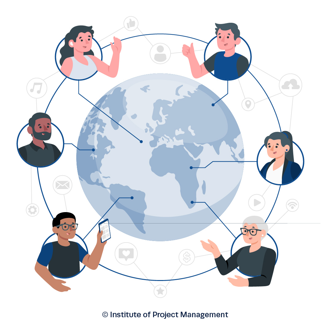 remote teams illustration