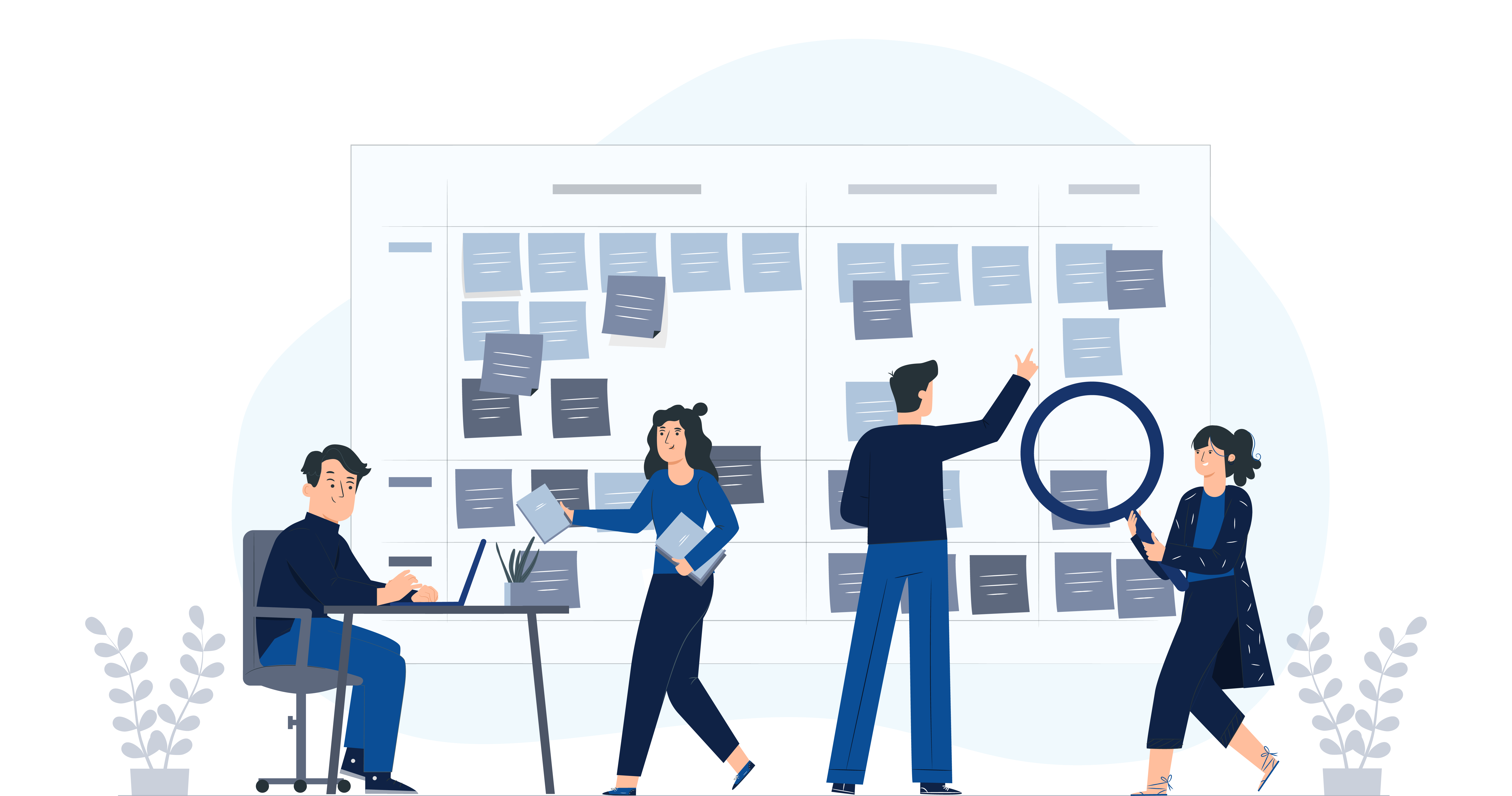 Gantt Chart Illustration